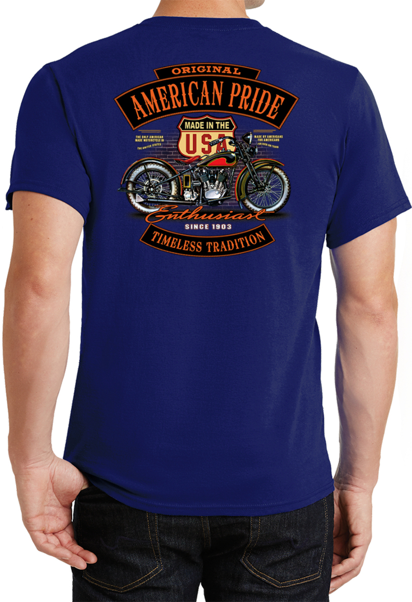 Biker Enthusiast T-shirt Back Print