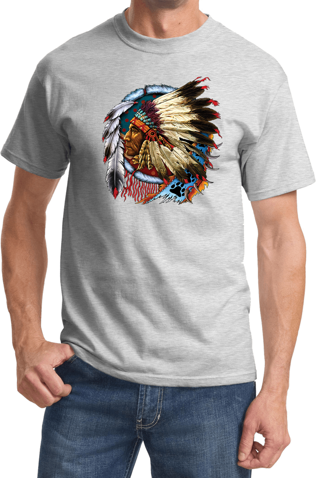 Chief Dreamcatcher Biker T-shirt - Picture 3 of 20