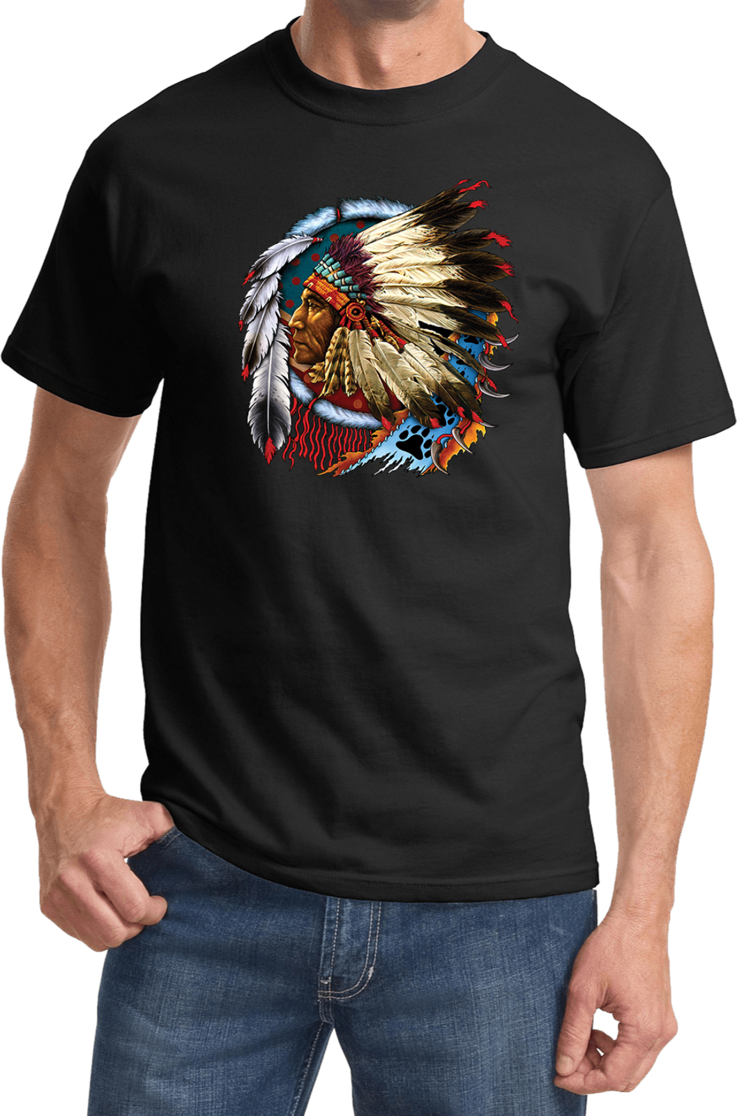 Chief Dreamcatcher Biker T-shirt - Picture 13 of 20