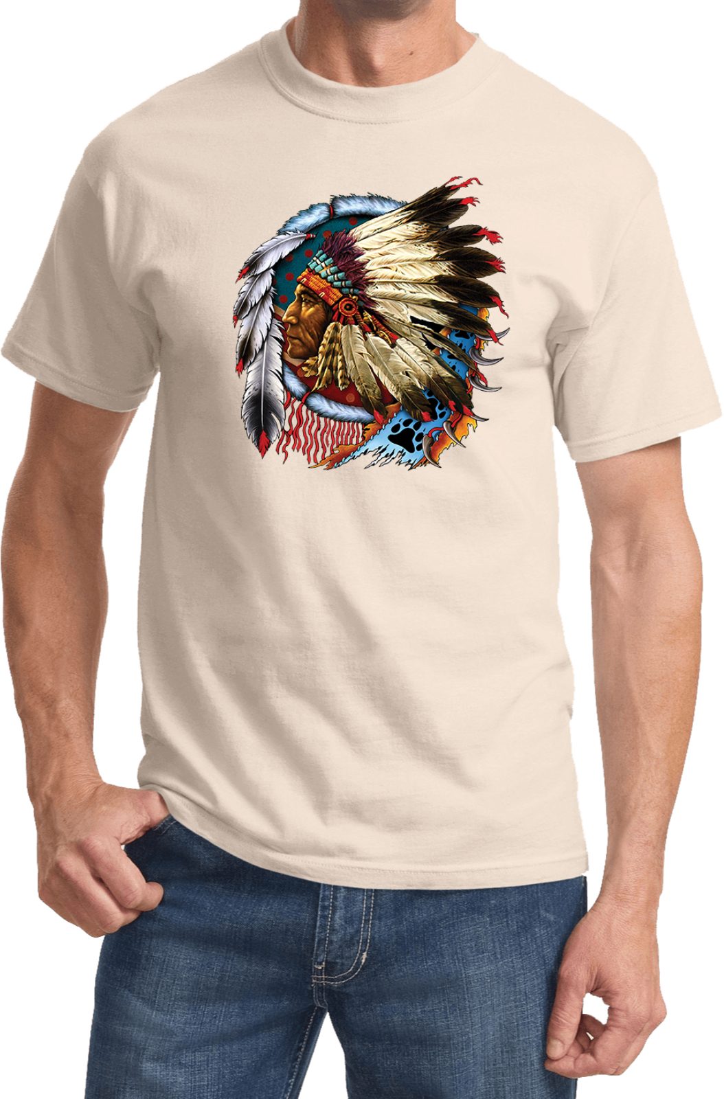 Chief Dreamcatcher Biker T-shirt - Picture 9 of 20