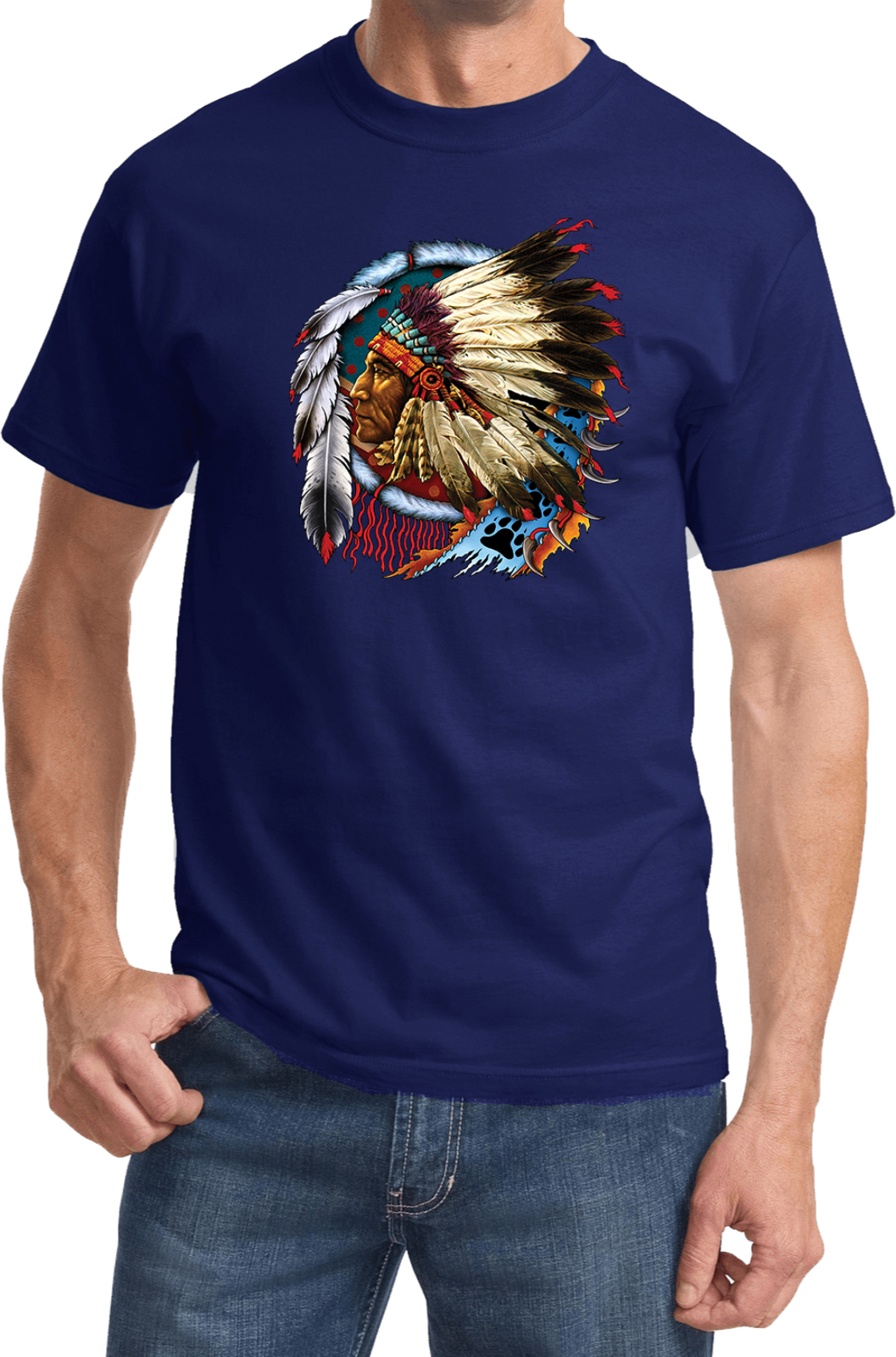 Chief Dreamcatcher Biker T-shirt - Picture 5 of 20