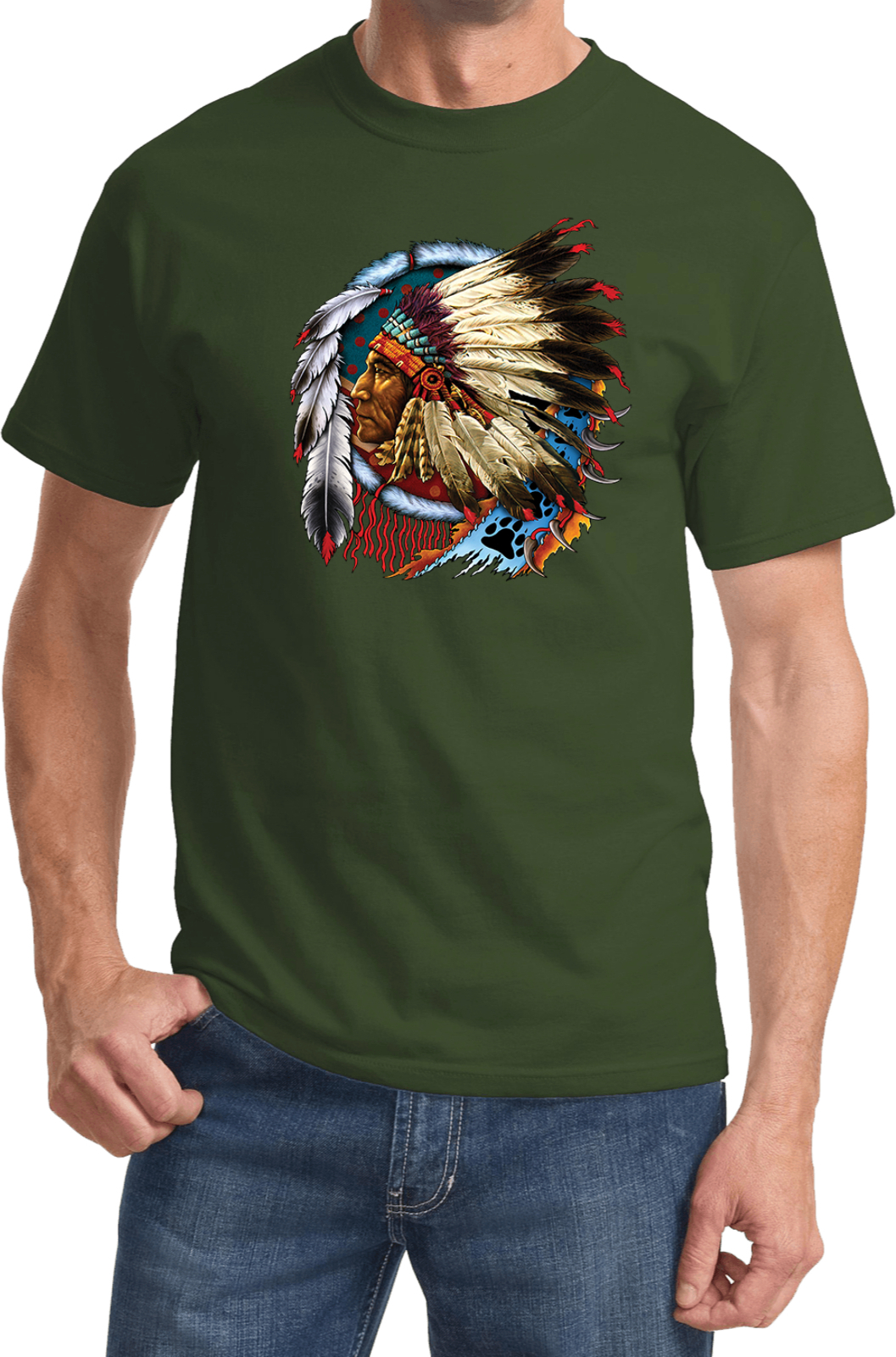 Chief Dreamcatcher Biker T-shirt - Picture 7 of 20