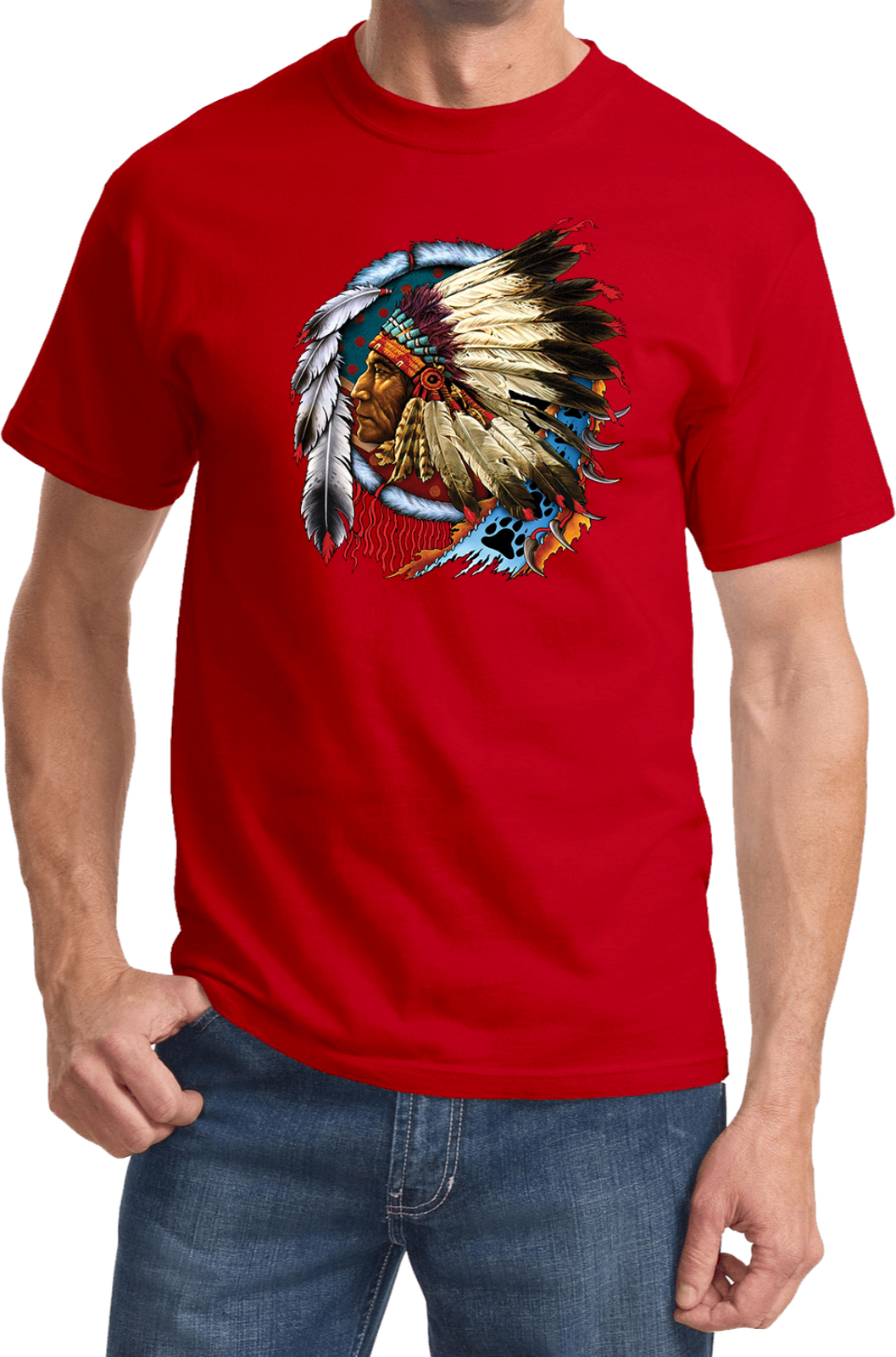 Chief Dreamcatcher Biker T-shirt - Picture 15 of 20