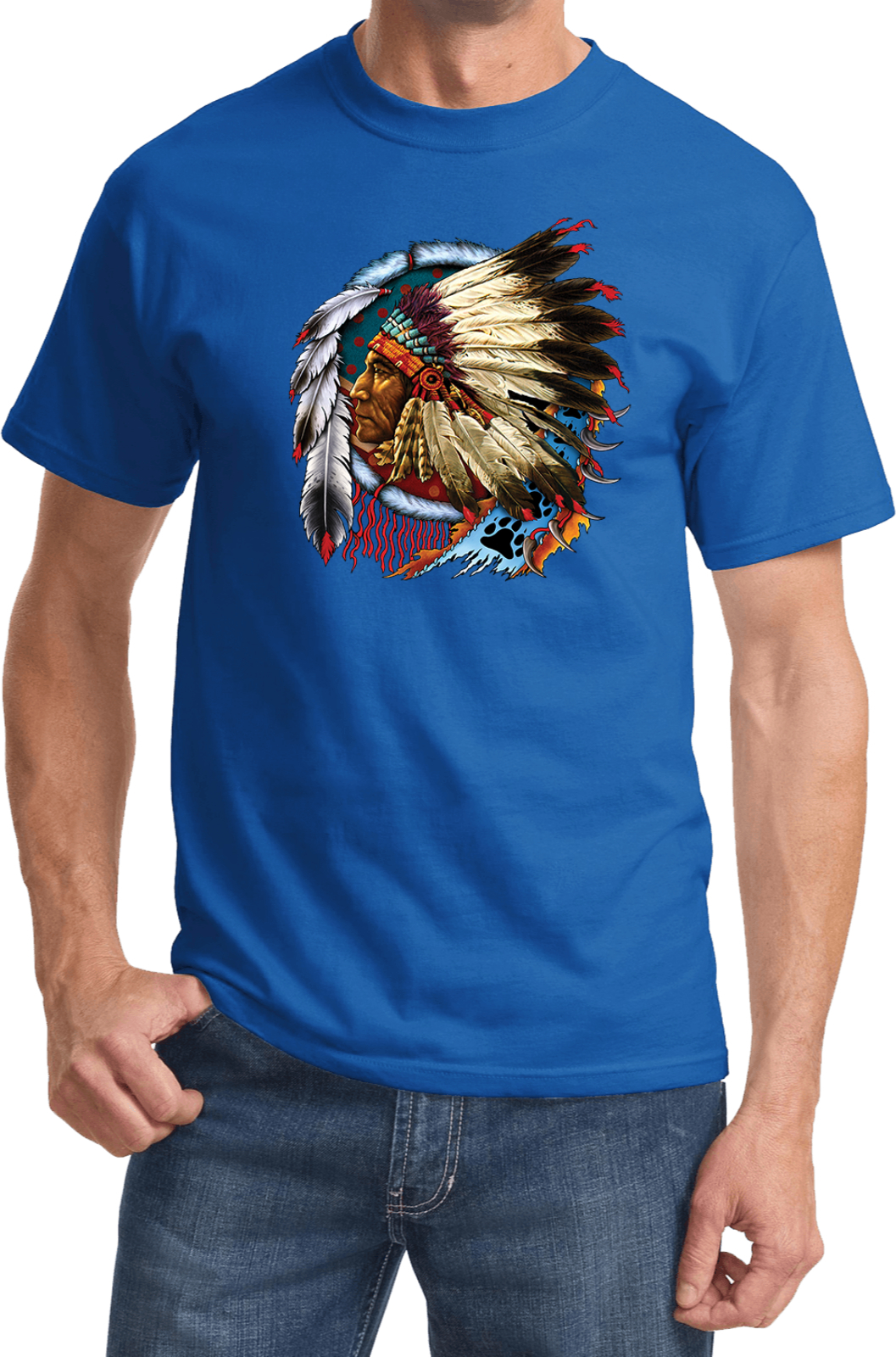 Chief Dreamcatcher Biker T-shirt - Picture 19 of 20