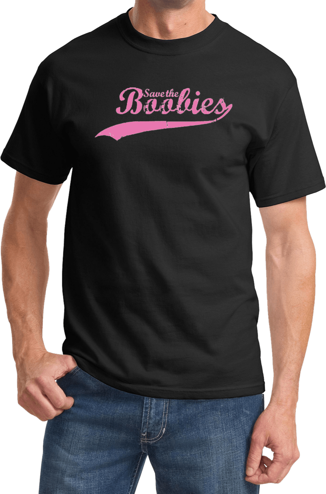Breast Cancer T-shirt Save The Boobies