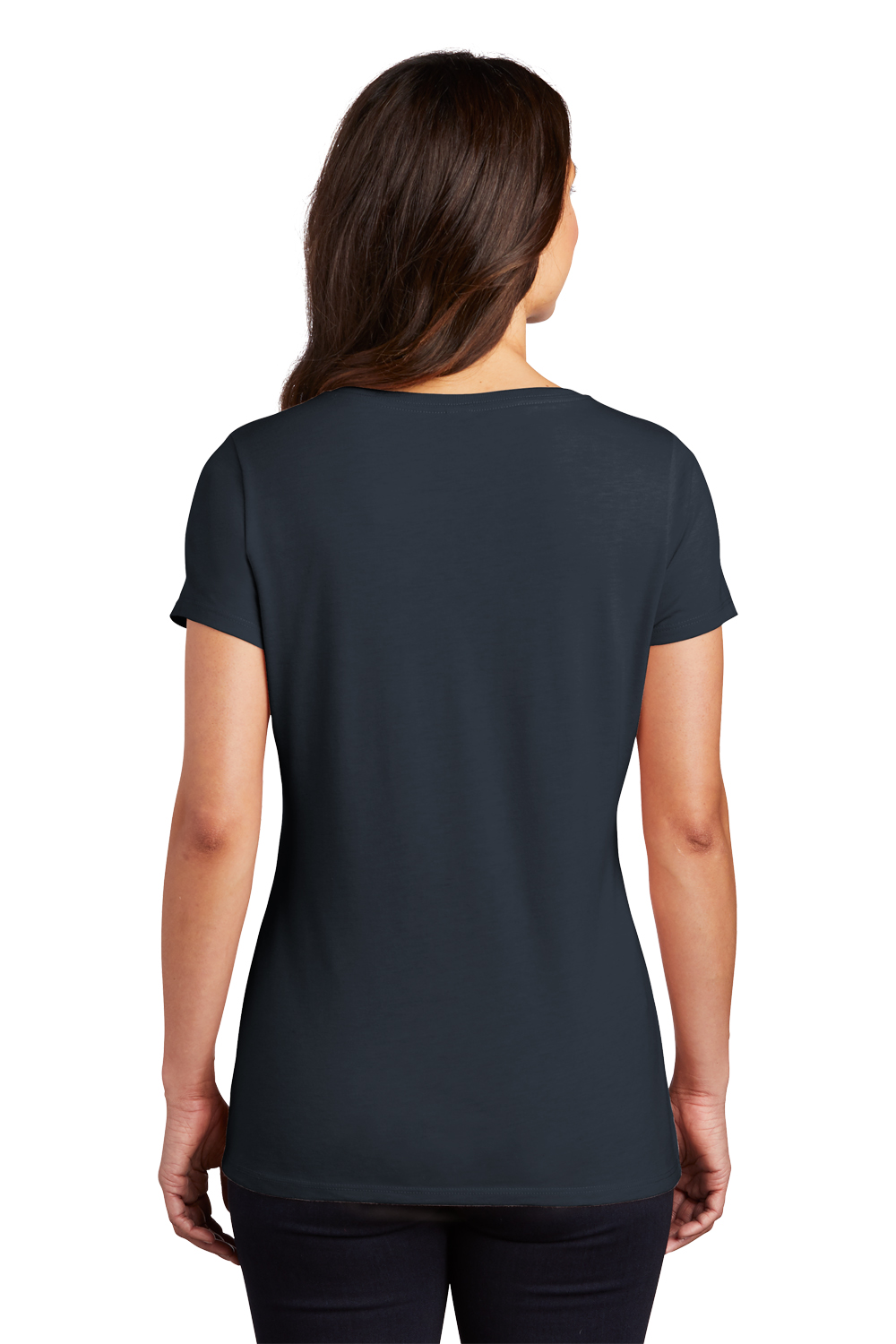 Pickleball Yellow Ball Chest Print Womens Tri Blend V-neck T-Shirt