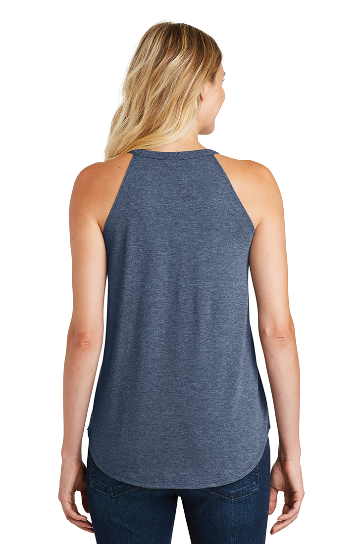 White I'm Only Talking to My Cat Today Funny Ladies Tri Rocker Tanktop - Picture 11 of 11