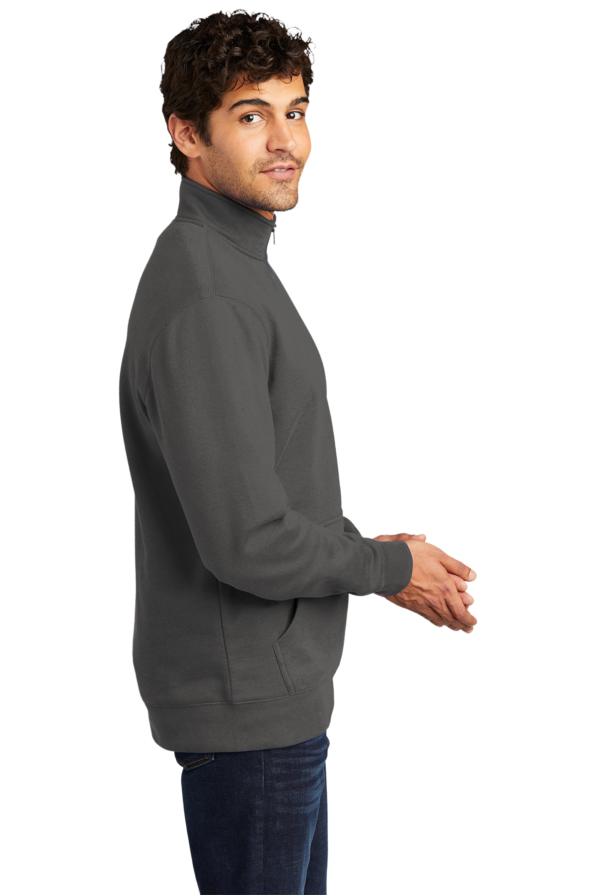 Yellow Pickleball Graphic 1/4 Zip Fleece Pullover