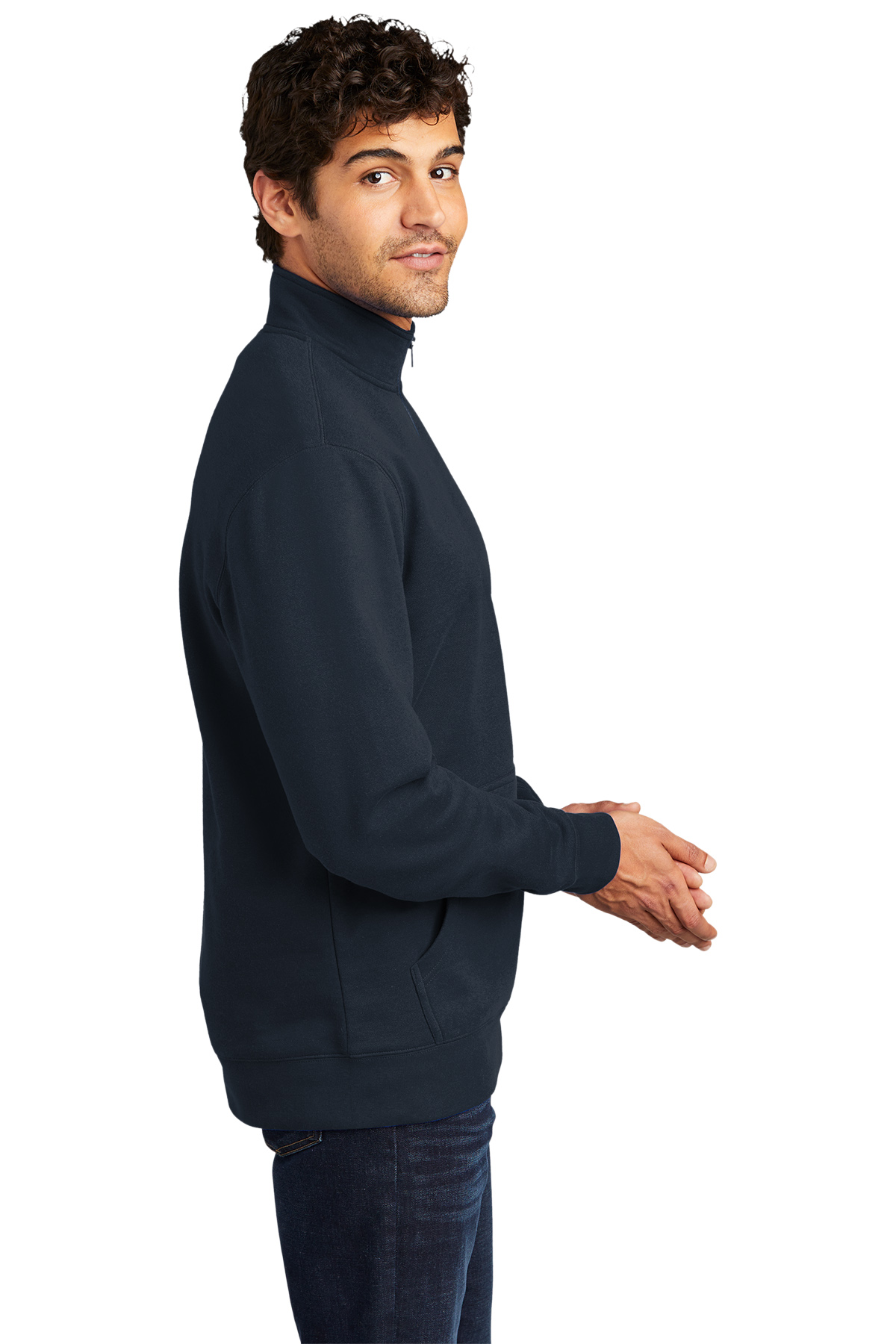 Yellow Pickleball Graphic 1/4 Zip Fleece Pullover