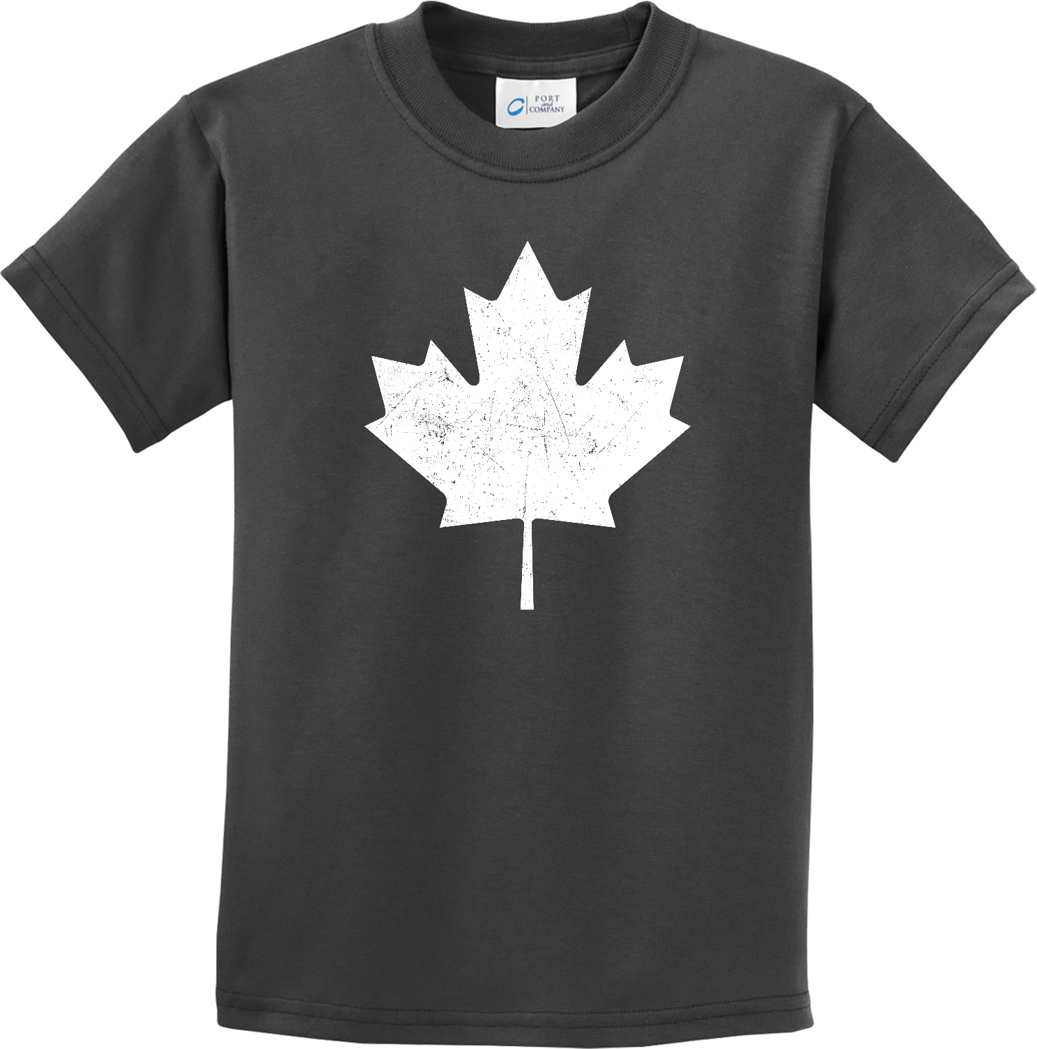 Distressed Canadian Maple Leaf Kids T-shirt - Picture 8 of 9
