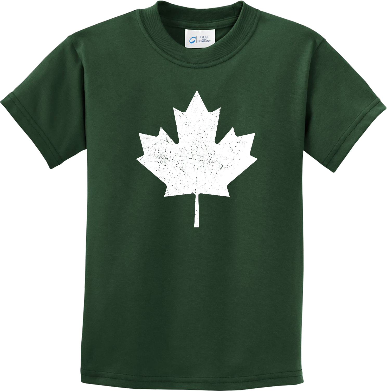 Distressed Canadian Maple Leaf Kids T-shirt - Picture 7 of 9