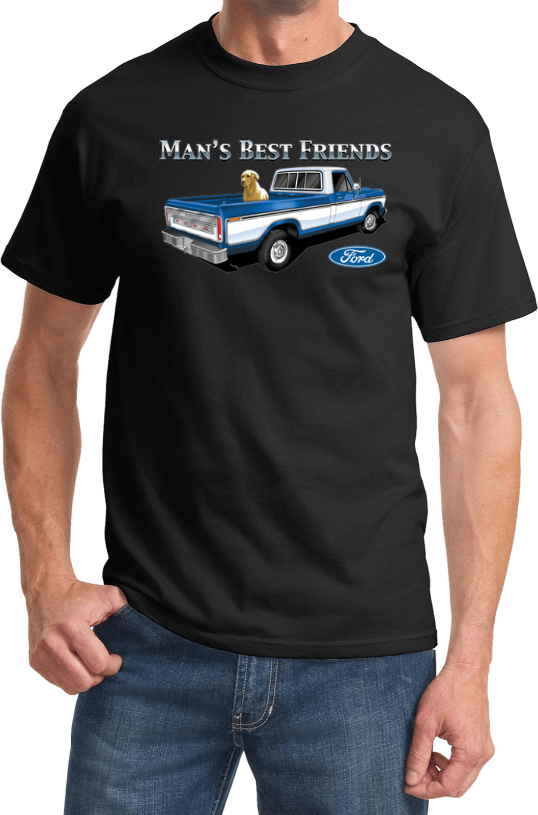 Ford F-150 T-shirt Mans Best Friends
