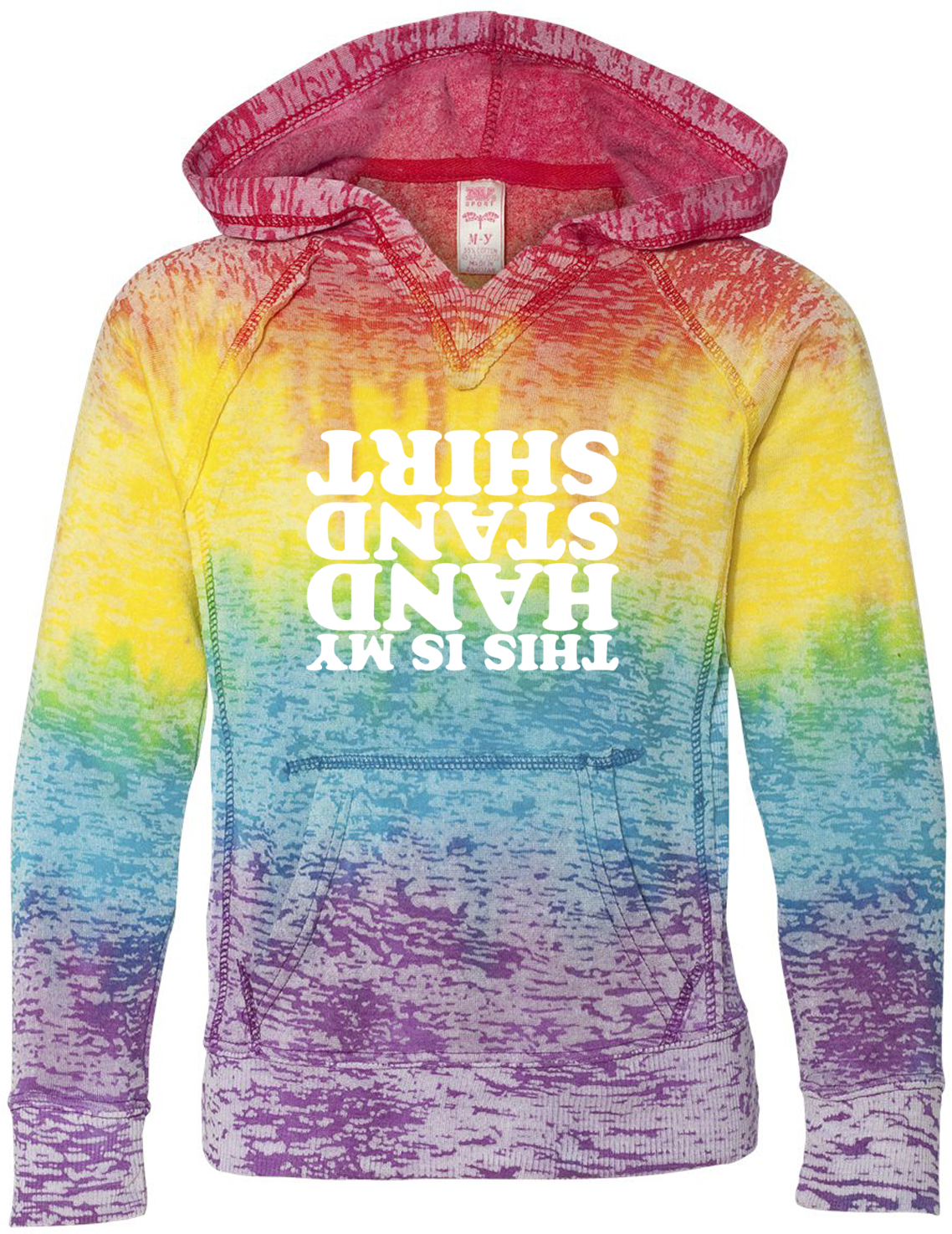 This is My Handstand Shirt Girls V-neck Hoodie - Picture 3 of 4