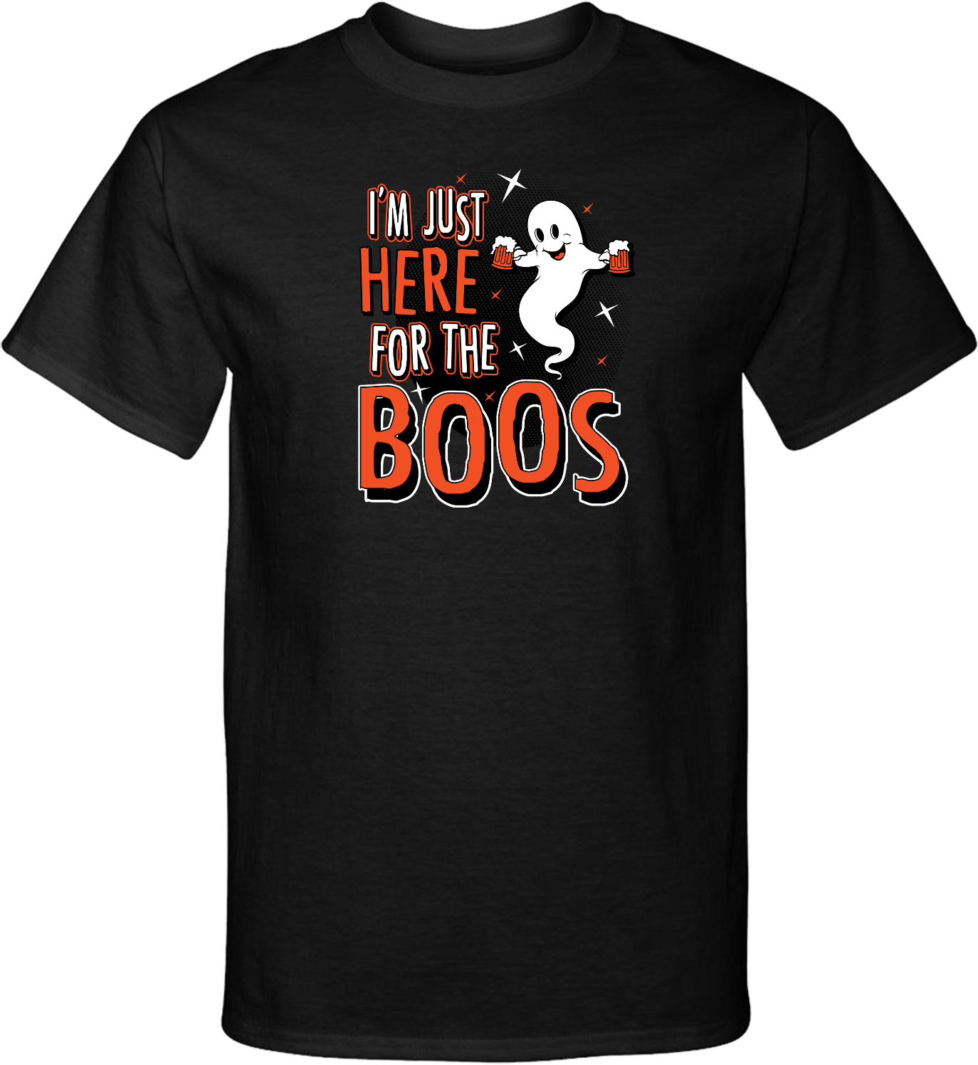 Halloween Tall T-shirt I&rsquo;m Here for the Boos