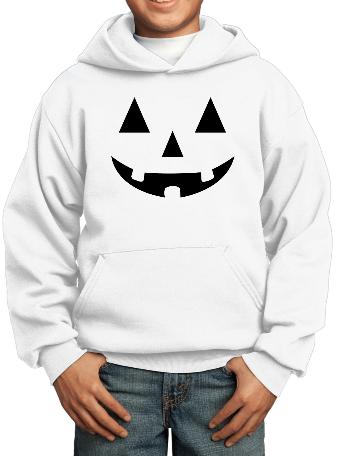 Kids Halloween Hoodie Black Jack-O-Lantern - Picture 3 of 3