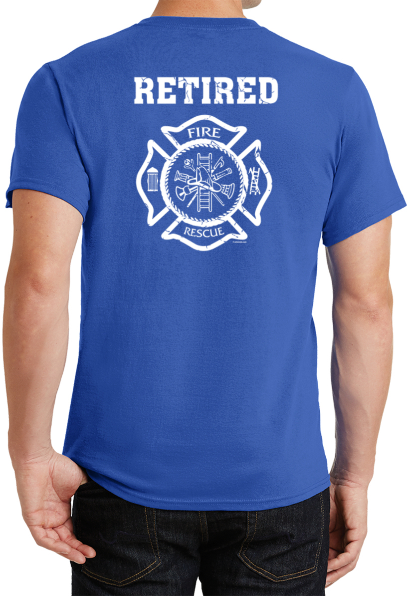 retired firefighter shirt