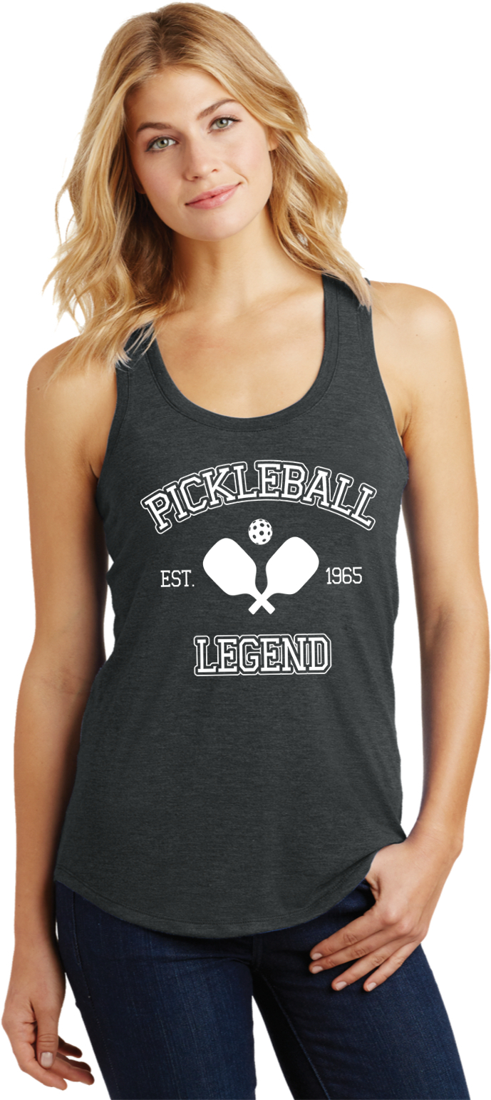 Pickleball Legend Womens Racerback Tank Top