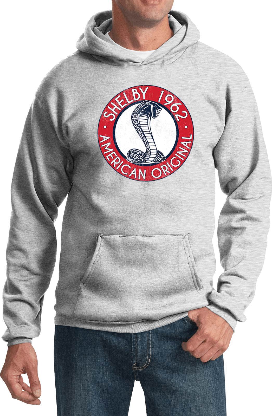 Shelby Cobra 1962 Circle Logo Pullover Hoodie