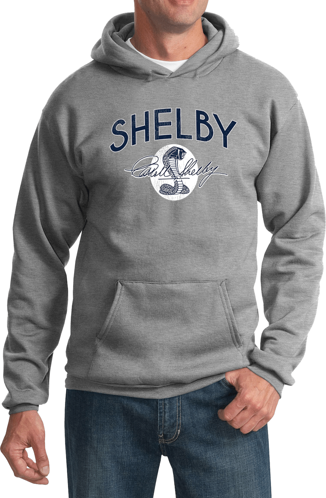 Vintage Shelby Cobra Logo Pullover Hoodie