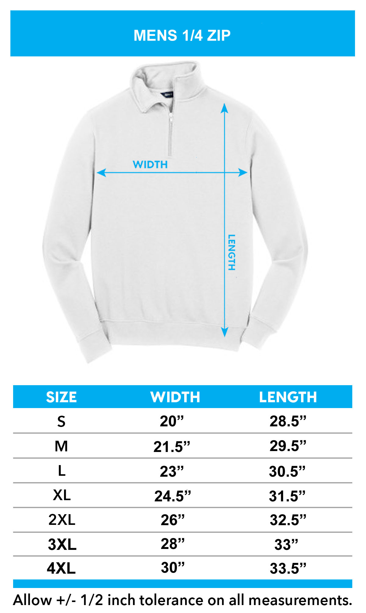 Three Stooges White Logo Chest Print 1/4 Zip Silk Touch Performance Shirt