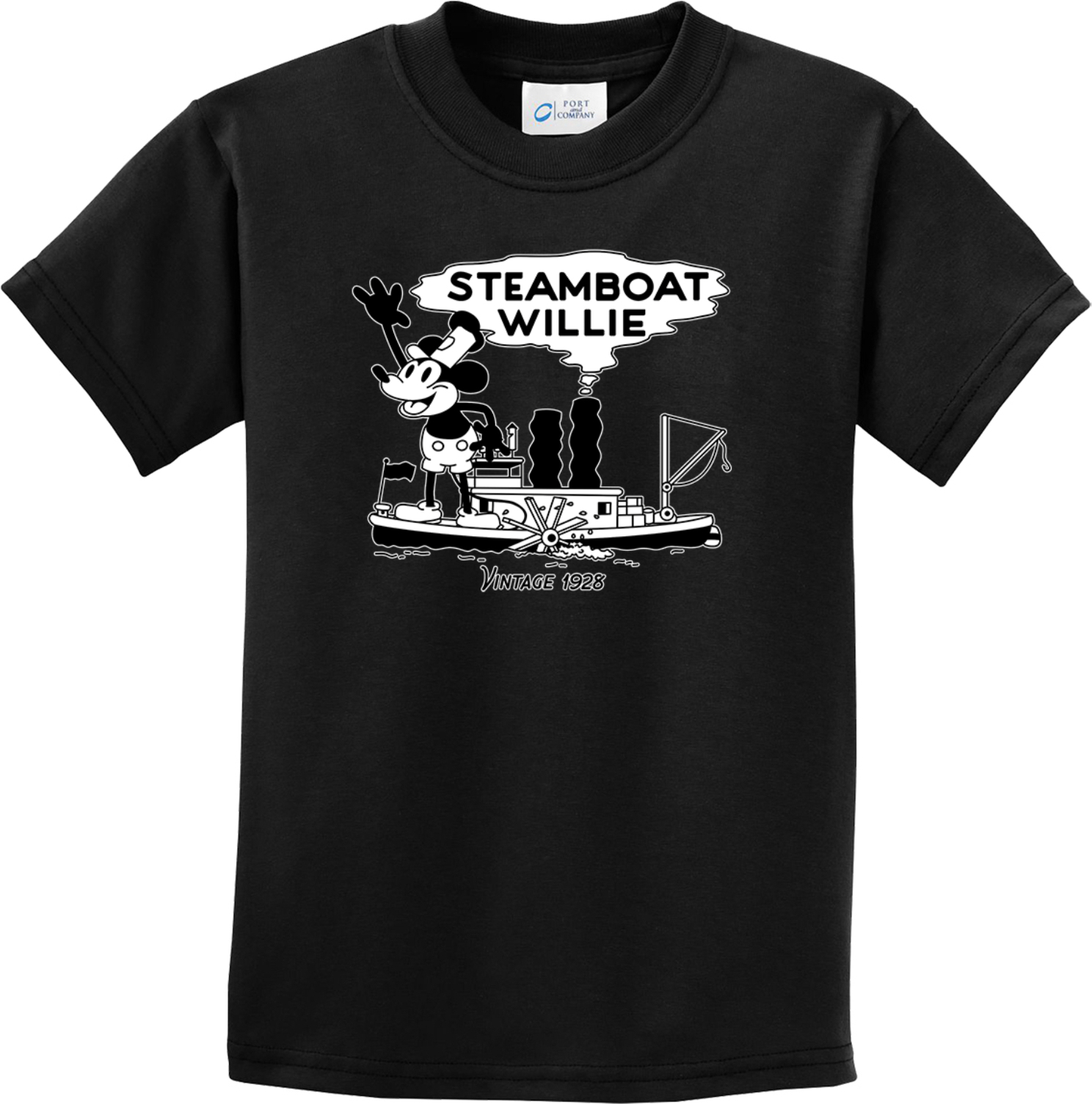 Steamboat Willie Vintage 1928 Kids T-shirt - Picture 19 of 24