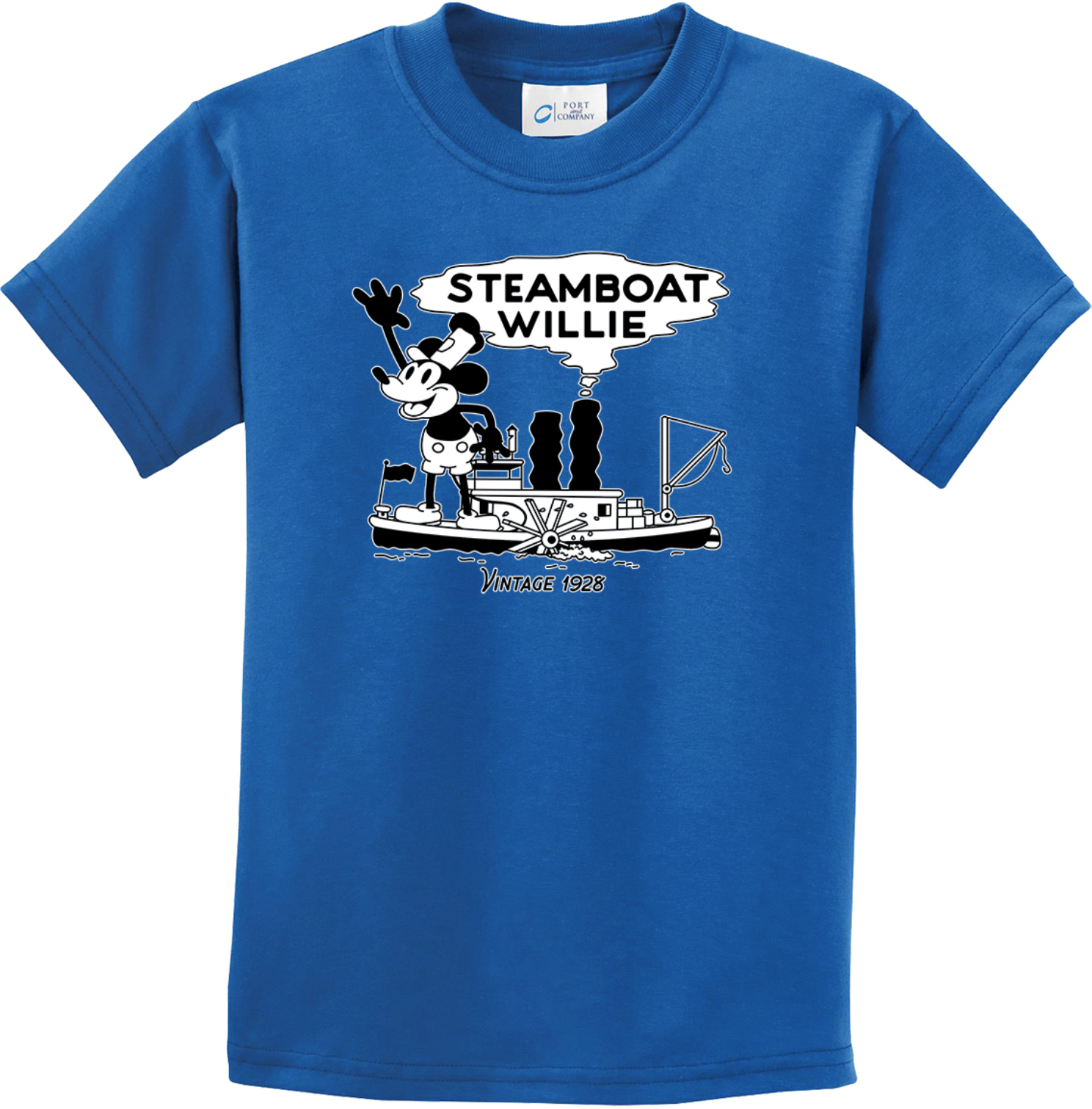 Steamboat Willie Vintage 1928 Kids T-shirt - Picture 17 of 24