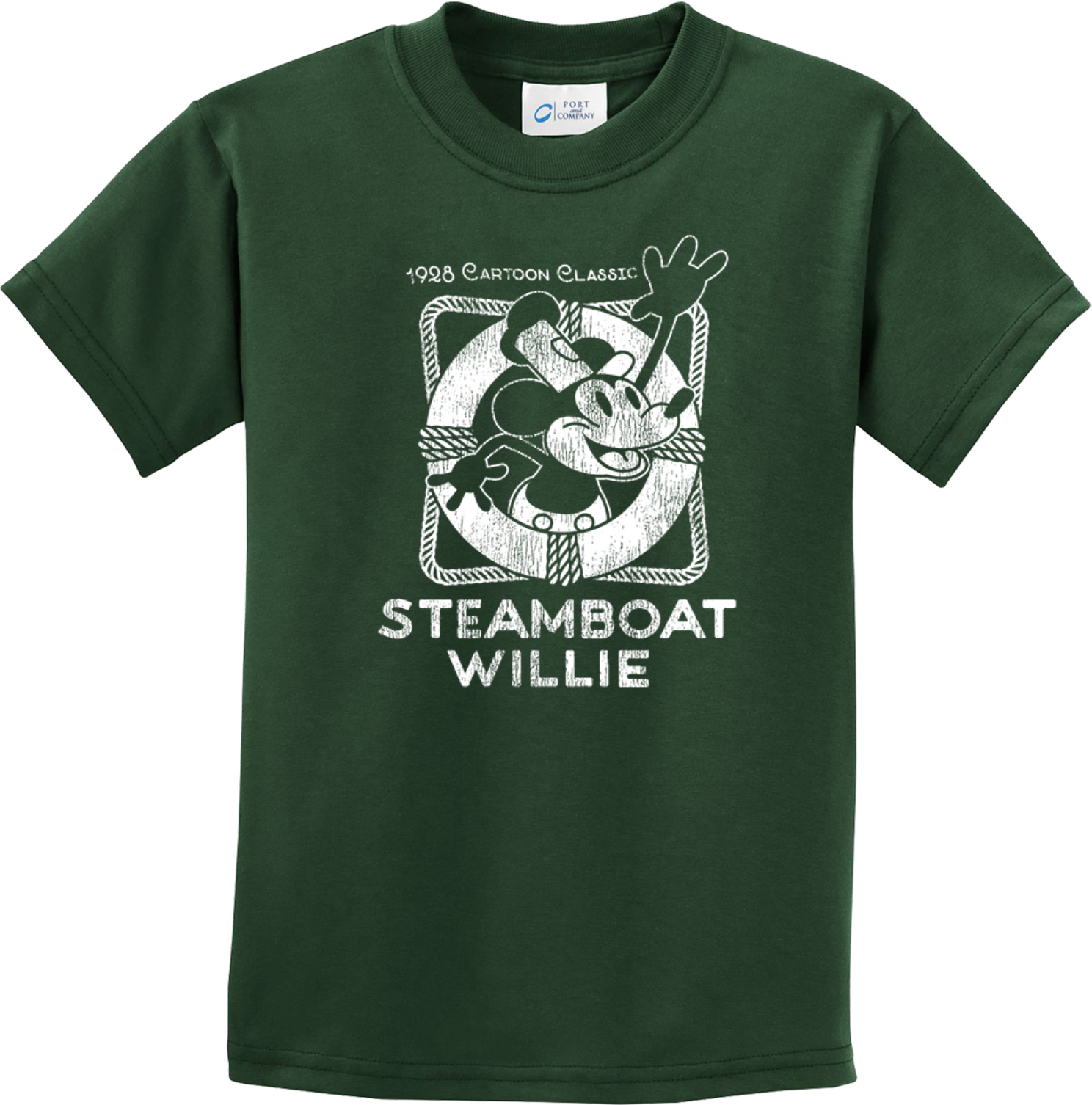 Steamboat Willie Vintage Classic Wave Kids T-shirt - Picture 11 of 16
