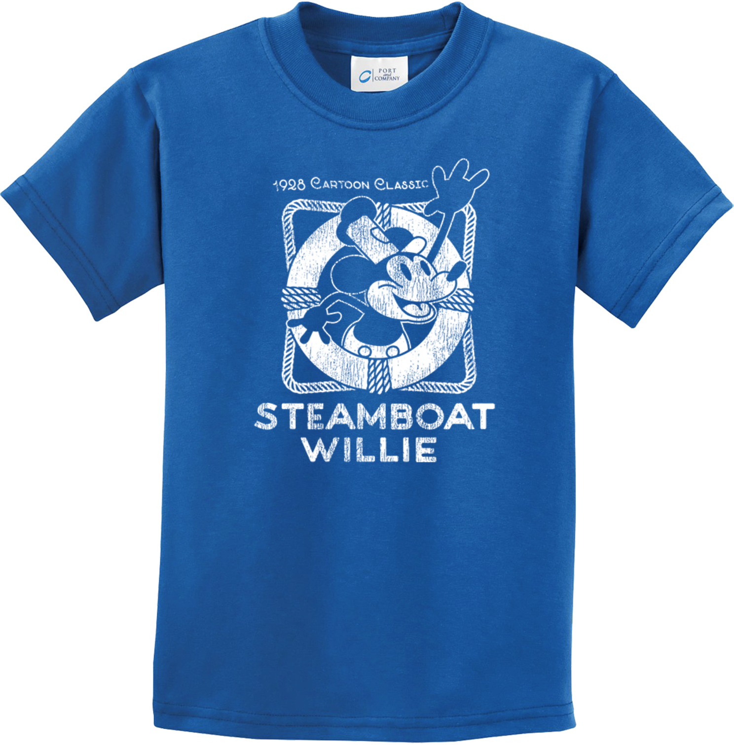 Steamboat Willie Vintage Classic Wave Kids T-shirt - Picture 9 of 16