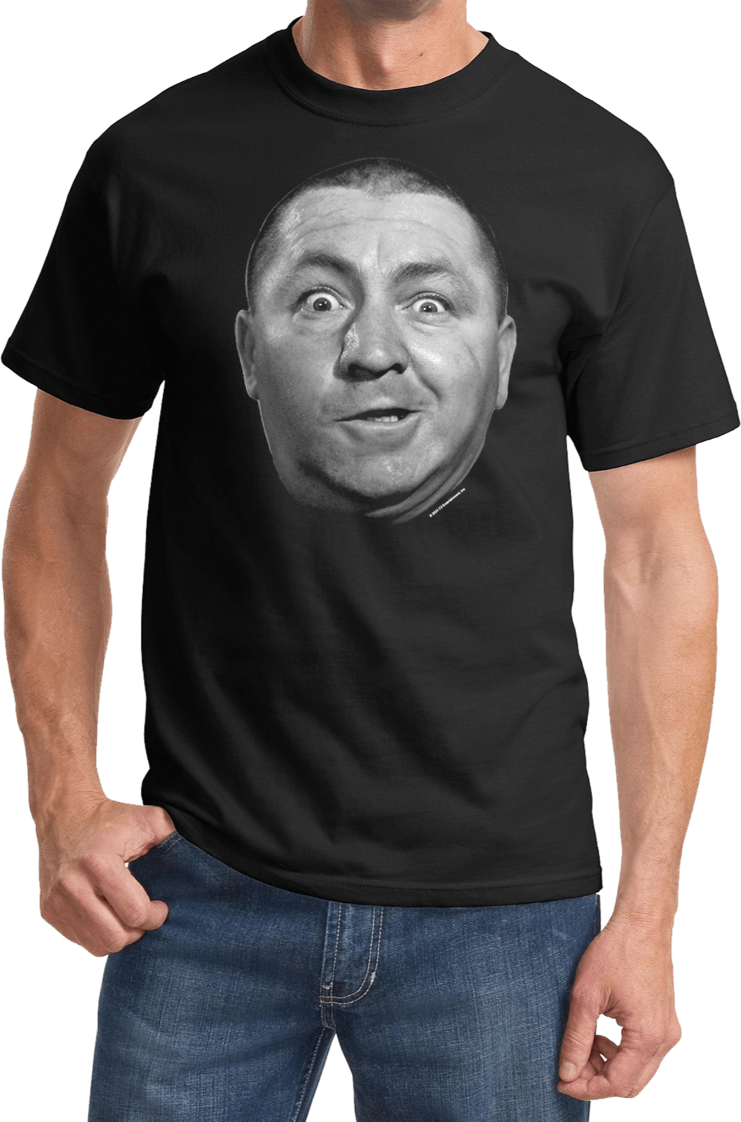 Three Stooges Curly Face T-shirt