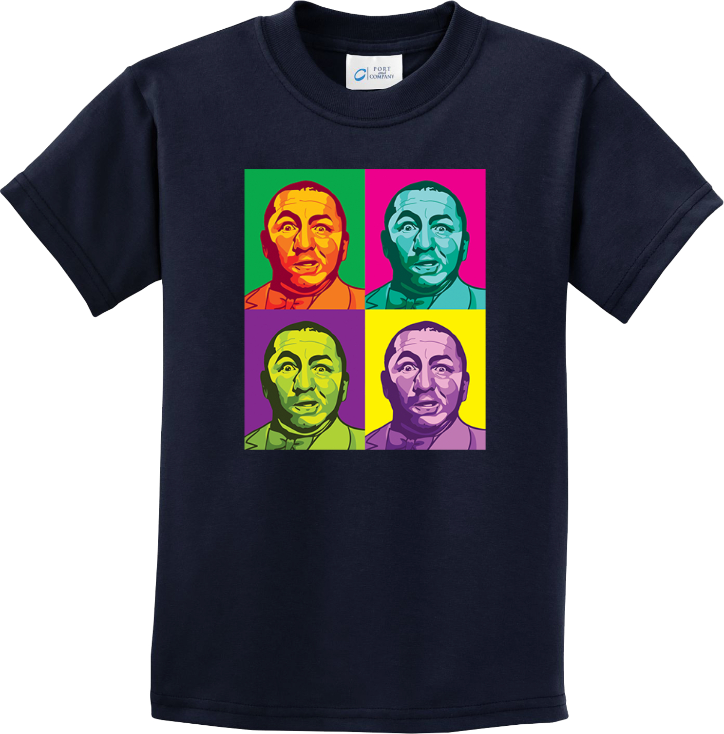 Three Stooges Curly Squared Kids T-shirt - Picture 15 of 16