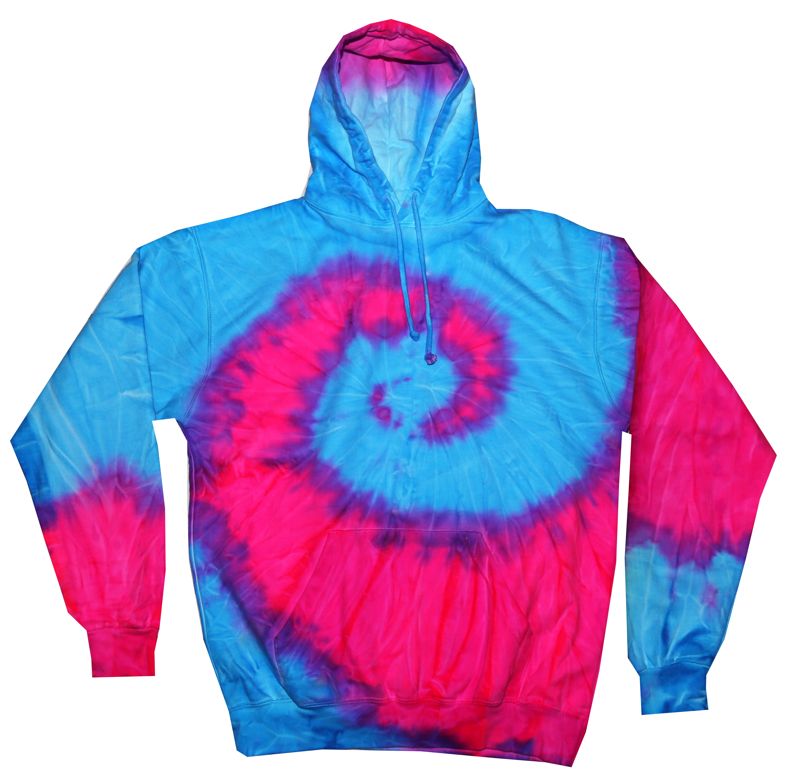 tie dye swirl hoodie