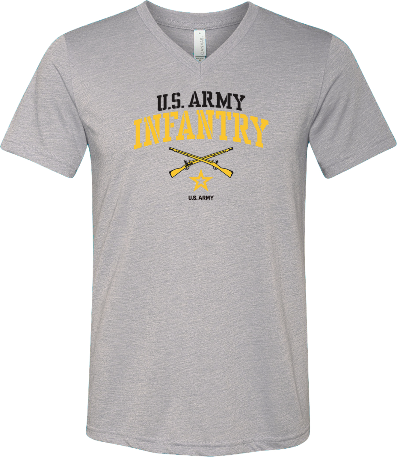 US Army Infantry Tri Blend V-neck Shirt