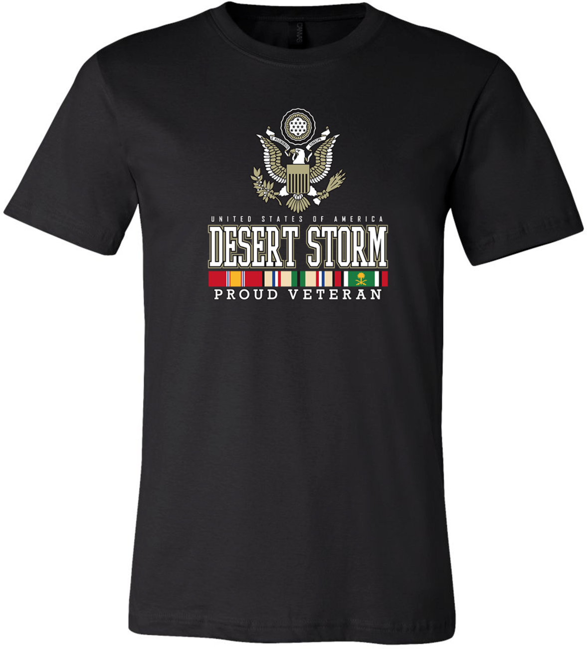 USA Proud Desert Storm Veteran Eagle Soft Premium T-shirt - Picture 15 of 18